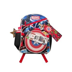 Marvel Avengers 16-inch Backpack Set with Lunch Bag NWT